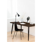 Gry Mattr Live Edge Desk - Black Walnut-Unique curved design with a textured wood grain finish (oak veneer)