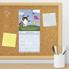 DateWorks 2026 16-Month Mini Wall Calendar - 7" x 7" - Grumpy Cat - English-Features monthly pages for January to December 2026, as well as the last 4 months of 2025