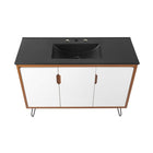 Modway Energize 48" Bathroom Vanity - Cherry/White/Black-9