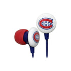 NHL iHip Slap Shot Earphones - Montreal Canadiens-Earphones from iHIP provide professional-quality audio and excellent noise isolation in a small and lightweight design