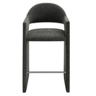 Modway Talia 41" Upholstered Fabric Bar Stool - Charcoal-Arrives Fully Assembled