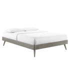 Modway Margo Wood Twin Platform Bed Frame - Grey-Wood, MDF, and Veneer Construction