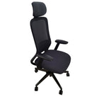 Heartwood Hermes High-Back Task Chair - Black-Upholstered, high-density moulded foam fabric seat & wipeable mesh back