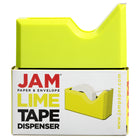 JAM Paper Modern Tape Dispenser, Lime Green-6