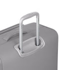 Bugatti Amsterdam Large Softside Luggage - Grey-Double 360° colored spinner wheels for precise control and smooth, quiet rolling (8 wheels)