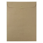 JAM Paper 9 x 12 Open End Catalog Envelopes with Clasp Closure, Brown Kraft Paper Bag Recycled, 25 Pack (563120849)-Size: 9" x 12"