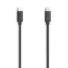 NXT Technologies 6 ft. Braided  Lightning  to USB-C Cable - Black-Braided USB-C charging cable resists snags and tangles