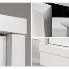 Sauder Merton Hall Storage Cabinet - White-Dimensions: 23-1/2" W x 16-7/8" D x 71" H