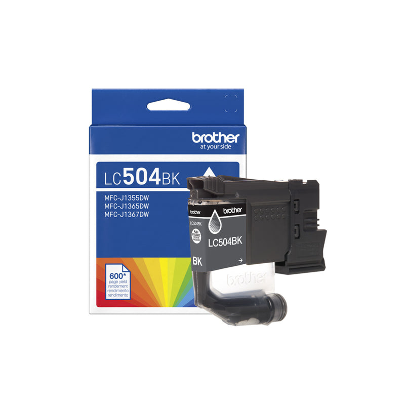 Brother Genuine LC504BKS Ink Cartridge - Standard Yield - Black
