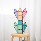 Connetix Pastel Mini Pack - 32 Pieces-Gift Idea for boys, girls and kids aged 3+ who are looking for an introduction to magnetic play, or supplement to an existing collection