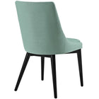 Modway Viscount Fabric Dining Side Chair - Laguna - 2 Pack-Non-Marking Foot Caps