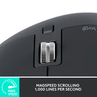 Logitech MX Master 3S Mouse for Business - Graphite-Quiet Click technology, MagSpeed wheel scrolling