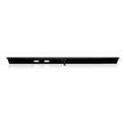 Adesso 510HB Mini USB Keyboard with Built-In USB Hub - Black-Wired USB for reliable and stable performance