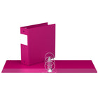 Davis Group Premium Economy Binder - Round Ring - 3" - Pink - 6 Pack-2"