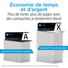 HP - Cartouche de toner LaserJet authentique 218X - Haut rendement - Jaune-Utilisez les cartouches de toner HP d’origine pour éliminer les fuites de toner et les défaillances prématurées
