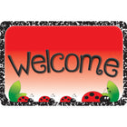 Ashley Productions The Original Fun Mat Welcome Mat - 15.5" x 23.5" - Ladybugs Welcome-Measurement & Design: The Ladybugs Welcome Mat measures 15.5" x 23.5".