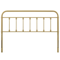Modway Sage Metal Twin Headboard - Gold-Metal Twin Headboard