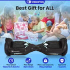 Gyrocopters PRIME Hoverboard for Kids - 15 km/h Speed ​​ - 300 W - 6.5" - LED Wheels - Bluetooth Speaker - Black-300W motor