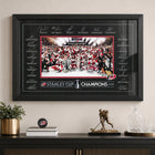 Frameworth Carolina Hurricanes 24" H x 36" W Replica Signature Frame 2026 Stanley Cup Champions Framed Wall Art 24x36 Frameworth - Licensed-Professionally framed in Canada: The image is printed on high-quality photo paper and professionally finished in a black frame with a clear protective front
