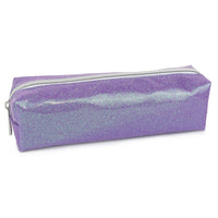 Fashion Stationery Glitter Pencil Case - 8.27" L x 2.17" W x 2.17" H - Purple-Ideal for holding pens, pencils and small accessories