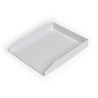 TRU RED Front Load Stackable Plastic Letter Tray - White-White matte finish plastic letter tray holds up to 200 sheets without bowing. Use stand alone or mix and match with other pieces
