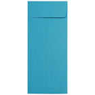 JAM Paper #12 Policy Envelopes, 4.75 x 11, Brite Hue Blue Recycled, 100 Pack (3156401g)-Blue