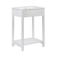 Modway Altura 24" Bathroom Vanity - White-Modern Bathroom Vanity Cabinet
