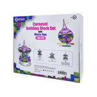 Contixo Carousel Building Block Set with Music Box - 488 Pieces-Carousel Symphony of Delight: The star of the show is the magical music box carousel. Behold as it spins to the tune of a enchanting melody, whisking kids into a realm of awe and delight. Intricate details galore, this carousel's a world to get lost in!
