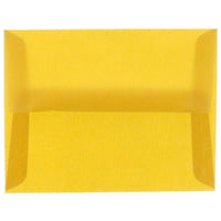 JAM Paper 4Bar A1 Translucent Vellum Invitation Envelopes - 3.625" x 5.125" - Gold - 25 Pack (1591606)-Color: Gold Translucent