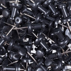 JAM Paper Colourful Push Pins - Black - 100 Pack-Keep your school work, office work, art and visual projects organized with coloured push pins!
