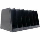 Business Source Desk Step Sorter - Black-Desktop File Sorter allows quick and easy retrieval of your items with better organizing and feasible mounting