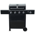Kenmore 4 Burner Gas Grill with Side Burner - Black-Fuel Type: Propane.