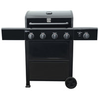 Kenmore 4 Burner Gas Grill with Side Burner - Black-Fuel Type: Propane.