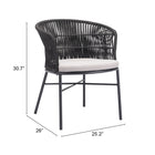 Zuo Freycinet Dining Chair - Black - Set of 2-3 year limited warranty