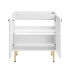 Modway Chaucer 30" Bathroom Vanity Cabinet - White-Assembly Required