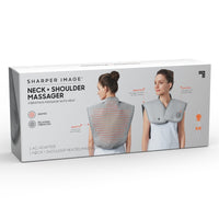 Sharper Image Heated Neck & Shoulder Massager Wrap | staples.ca