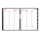 Brownline 2027 CoilPro Weekly Planner with Hard Lizard-Like Cover - 11" x 8-1/2" - Black-Saturday from 7:00 a.m. to 5:45 p.m. in
15-minute intervals