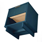 Manhattan Comfort Granville 18.11" Modern 1-Drawer Nightstand - Midnight Blue-10
