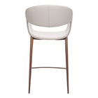 Zuo Limay Counter Stool - Beige/Walnut-6