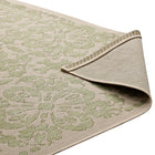Modway Ariana Vintage Floral Trellis Indoor/Outdoor Area Rug - 9 ft W x 12 ft L - Light Green/Beige-8