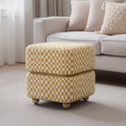 Zuo Haki Ottoman - Multicolor-Furniture Colour: Yellow