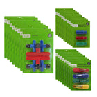Logix 110-Piece Bag Clips Set - Magnetic Clips, Bag Clips & Cinches-110-piece multi-pack with magnetic clips, bag clips, and cinches