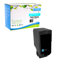 fuzion Lexmark CS720 Compatible Toner - Standard Yield - Cyan-Cyan