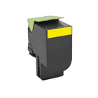 Ecotone Lexmark 80C1SY0 Remanufactured Toner - Standard Yield - Yellow -Type : Remanufactured EcoTone