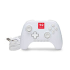 PowerA Advantage Wired Controller for Nintendo Switch 2 with Lumectra - White-Feature-Packed: Additional features include embedded anti-friction rings for smooth thumbstick control and a 3.5 mm stereo audio jack to plug in your favorite headset