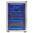 Danby 2.6 cu. ft. Free-Standing Beverage Center - Stainless Steel-Temperature ranges 43 degree F - 57 degree F (6 degree C - 15 degree C)