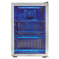 Danby 2.6 cu. ft. Free-Standing Beverage Center - Stainless Steel-Temperature ranges 43 degree F - 57 degree F (6 degree C - 15 degree C)