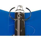 JAM Paper Plastic 1.5" 3-Ring Binder - Blue-Wide front and back binder panels fully cover standard dividers and sheet protectors. Our 3 metal ring binders have 2 buttons for easy opening and closing, and a convenient pocket on the inside flap.
