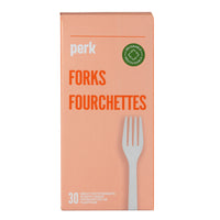 Perk Reusable Cutlery - Fork - 30 Pack-Designed for repeated use