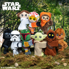 Excell Brands Star Wars Cutie Cuffs Blind Box-Made from ultra-soft fabric, Cutie Cuffs are designed to be worn on the wrist or clipped onto backpacks, water bottles, or other items for a touch of cuteness